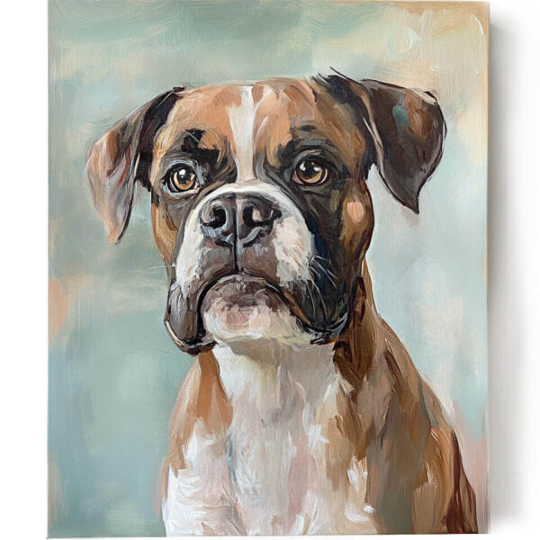 Festmény rendelés kisállat fényképről különböző méretben